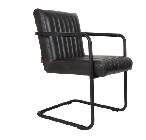 Кресло Stitched черного цвета