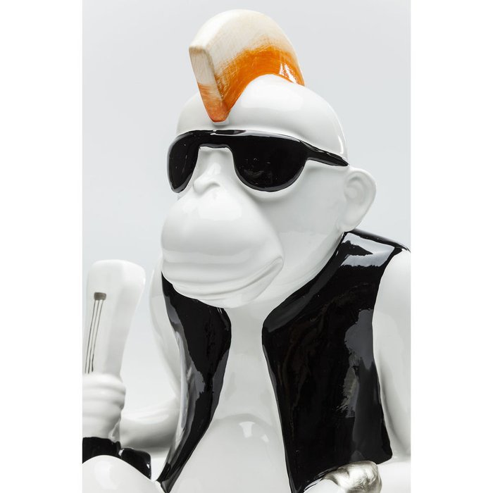 Копилка Punkrock Monkey белого цвета - купить Фигуры и статуэтки по цене 15380.0