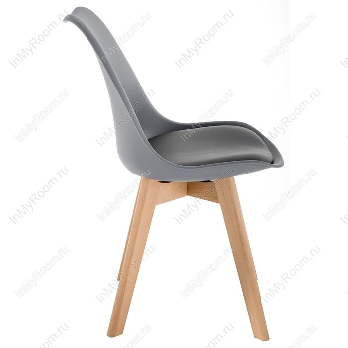 Обеденный стул Bonuss серого цвета - лучшие Обеденные стулья в INMYROOM