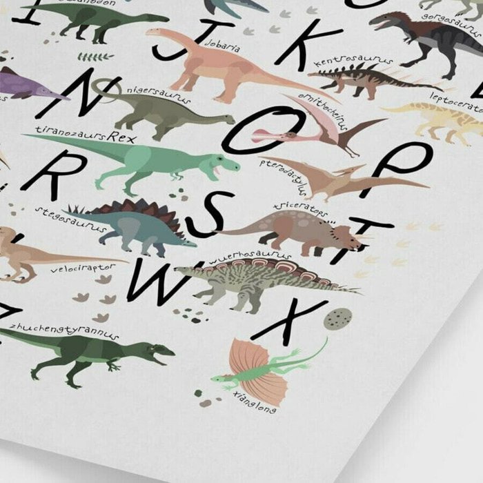 Плакат Дино Abc - купить Фигуры и статуэтки по цене 4168.0 Плакат Дино Abc - купить Фигуры и статуэтки по цене 4168.0