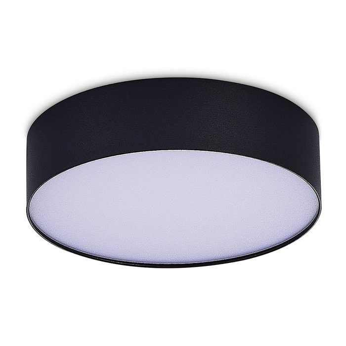 Светильник потолочный черного цвета - купить Потолочные светильники по цене 3900.0