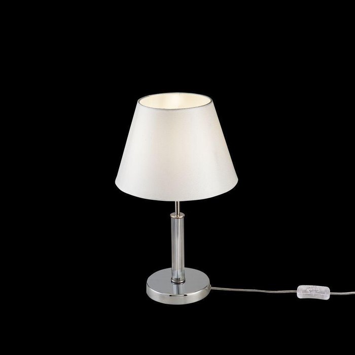 Настольная лампа Clarissa с белым абажуром - купить Настольные лампы по цене 4200.0