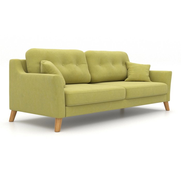 Диван-кровать Raf EKH трехместный зеленый - купить Прямые диваны по цене 64800.0