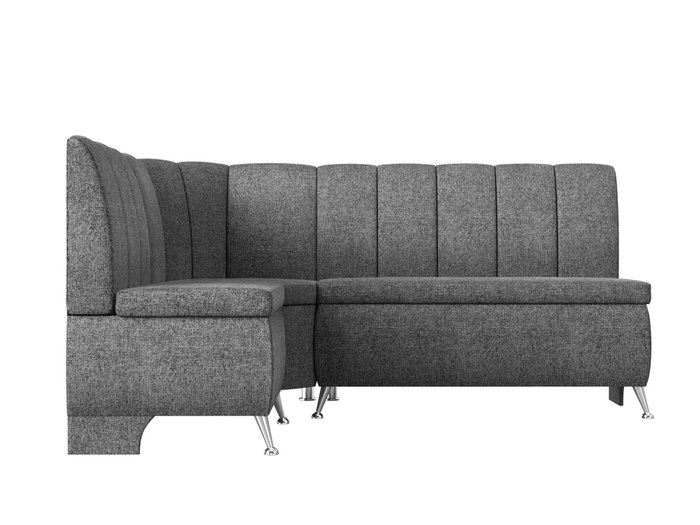 Кухонный угловой диван Кантри серого цвета левый угол - купить Угловые диваны по цене 36999.0