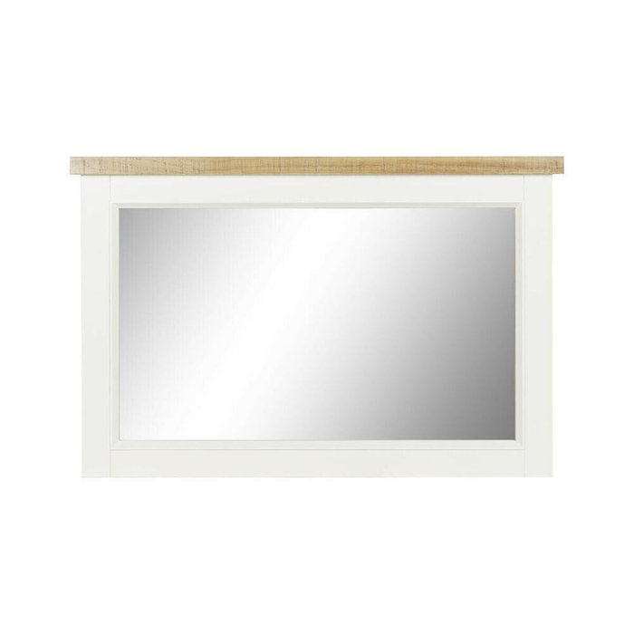 Настенное зеркало Коричневый Бежевый романтик 90 x 4 x 60 cm
