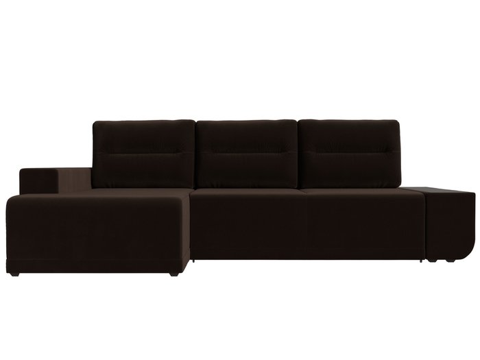 Угловой диван-ковать Чикаго коричневого цвета левый угол - купить Угловые диваны по цене 53999.0