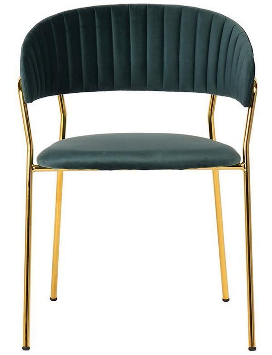 Стул Portman Malachite с обивкой из велюра - лучшие Обеденные стулья в INMYROOM