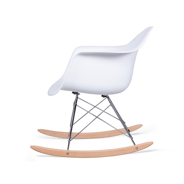 Стул-качалка Ravel Pompage белого цвета - купить Обеденные стулья по цене 5051.0