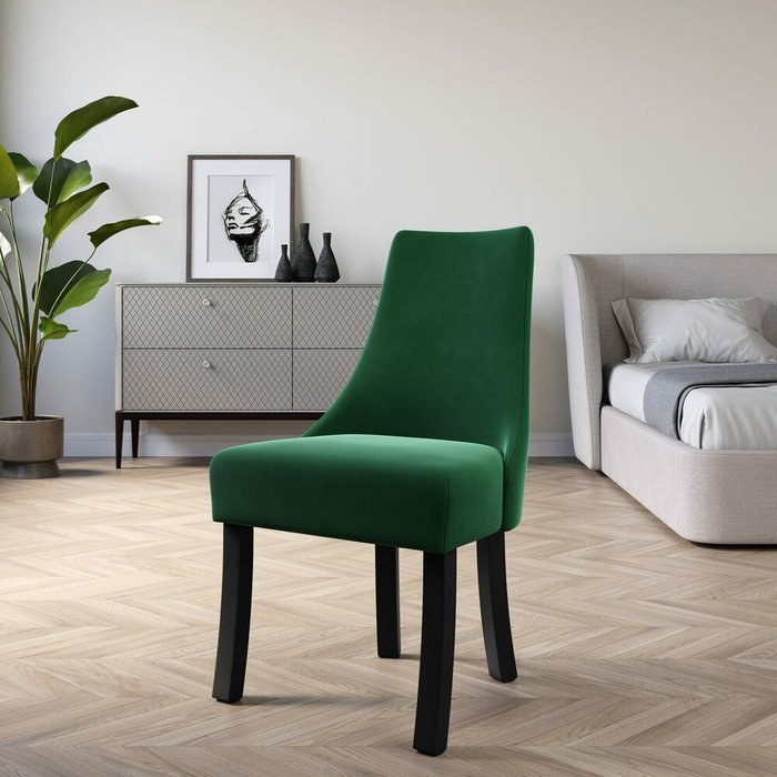 Стул Грант зеленого цвета - купить Обеденные стулья по цене 8990.0