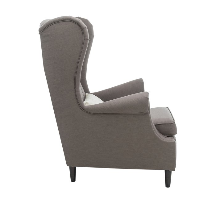 Кресло Монтего серо-коричневого цвета  - лучшие Интерьерные кресла в INMYROOM