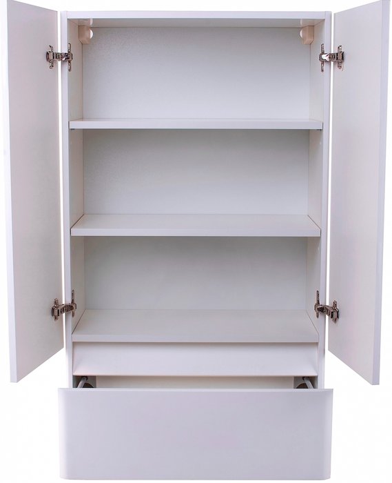 Шкаф Атлантика белого цвета - лучшие Навесные шкафы в INMYROOM