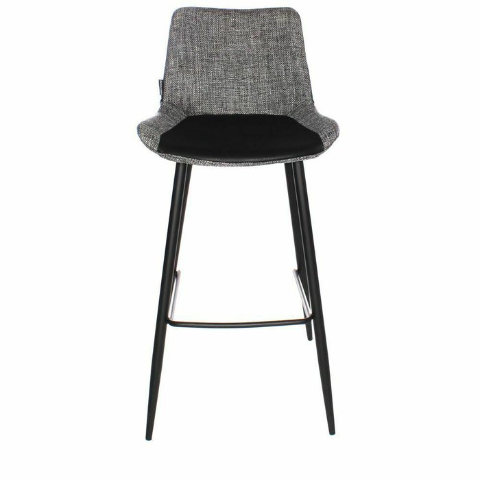 Полубарный стул Тревизо серо-черного цвета - купить Барные стулья по цене 10500.0