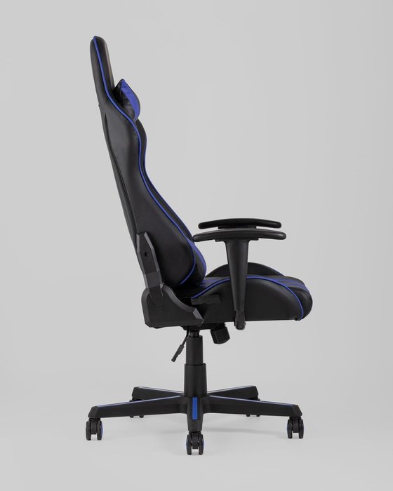 Кресло игровое Top Chairs Camaro черно-синего цвета - лучшие Офисные кресла в INMYROOM