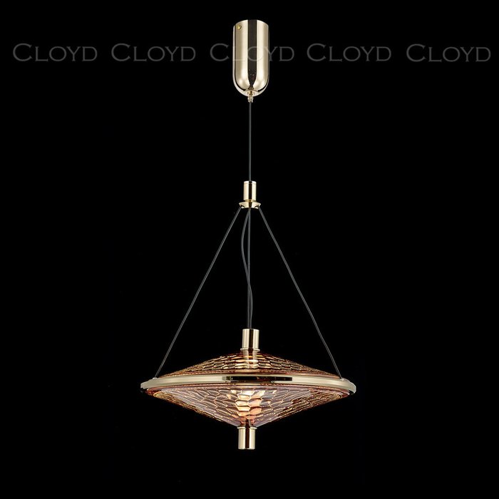 Подвесной светильник Cloyd FANTOM P1 / ?32 см- желтый - золото Подвесной светильник Cloyd FANTOM P1 / ?32 см- желтый - золото