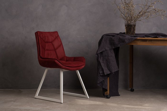 Стул Draco бордового цвета - купить Обеденные стулья по цене 8990.0