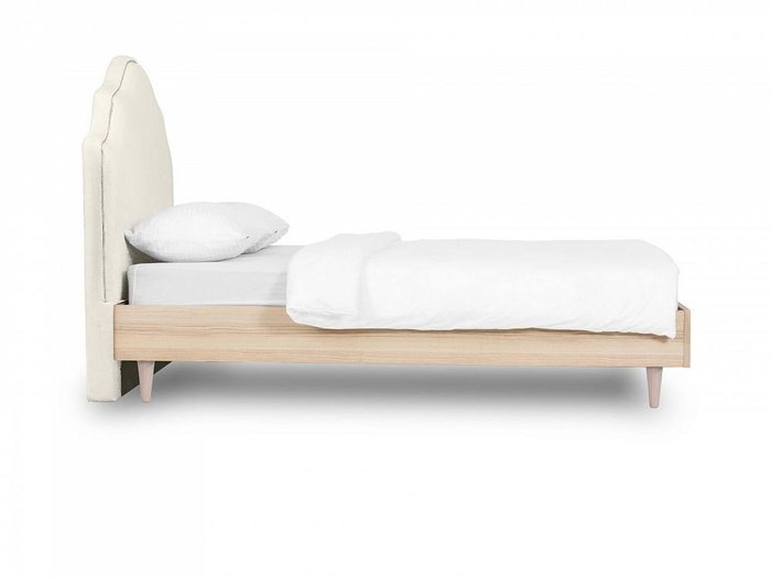 Кровать Queen II Victoria 160х200 с изголовьем молочного цвета  - лучшие Кровати для спальни в INMYROOM