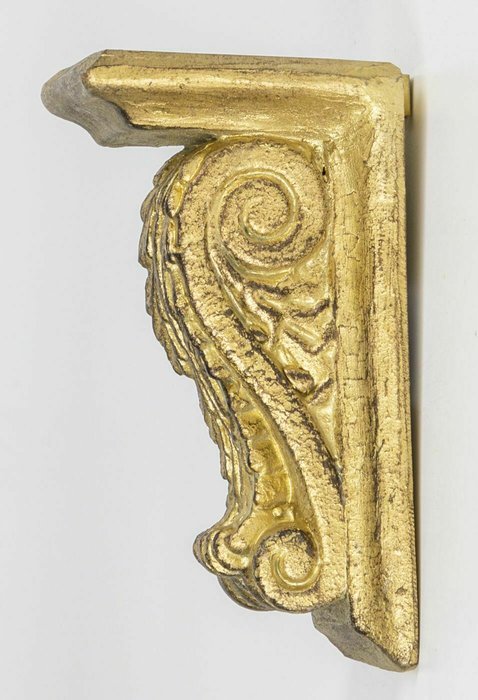 Консоль настенная из полисмолы золотого цвета - купить Консоли по цене 1827.0