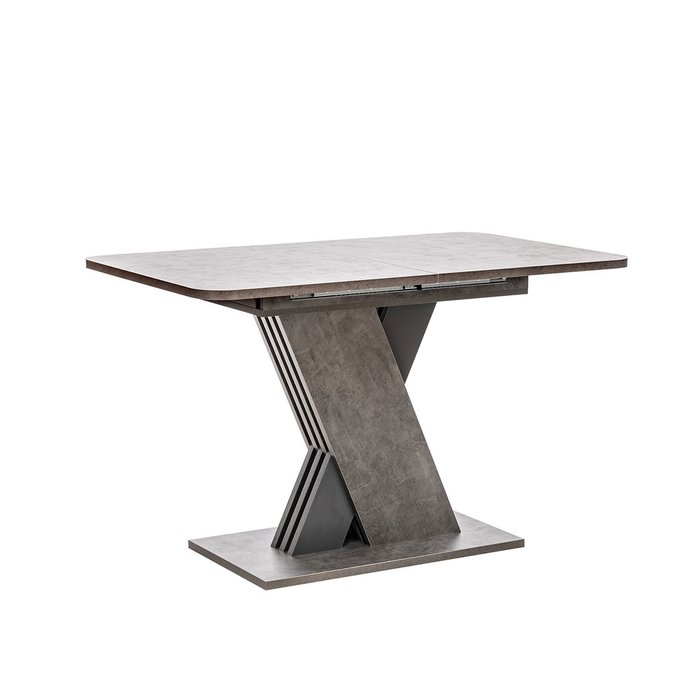 Раздвижной обеденный стол Гросс серого цвета 
