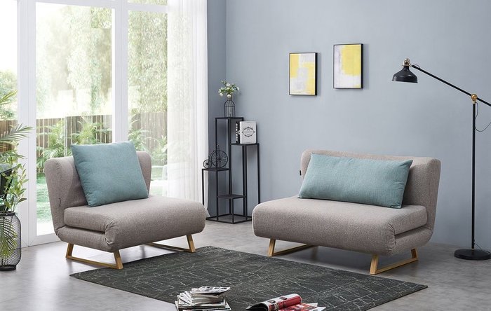 Кресло-кровать Rosy бежевого цвета - лучшие Интерьерные кресла в INMYROOM