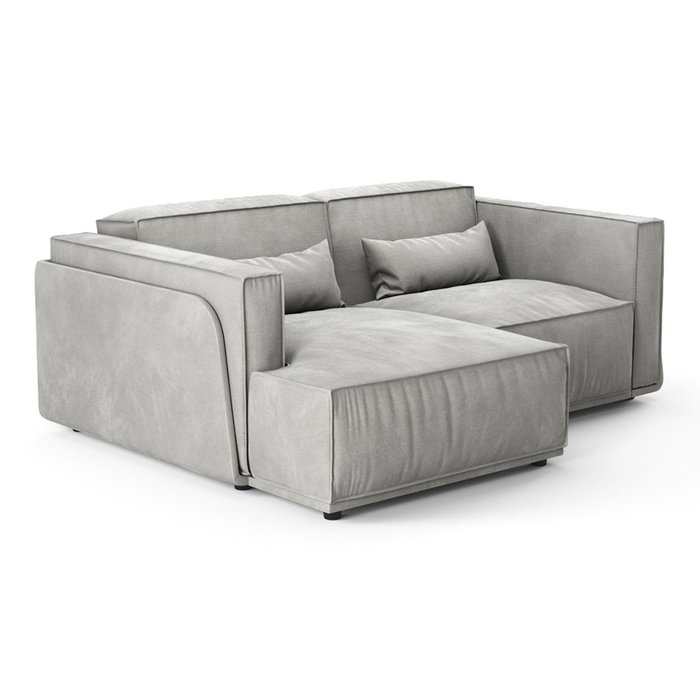 Угловой диван Vento Classic серого цвета