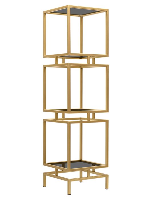 Стеллаж Cubic-3 со стеклянными полками