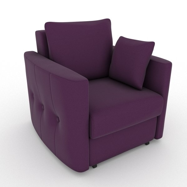 Кресло-кровать Luna фиолетового цвета