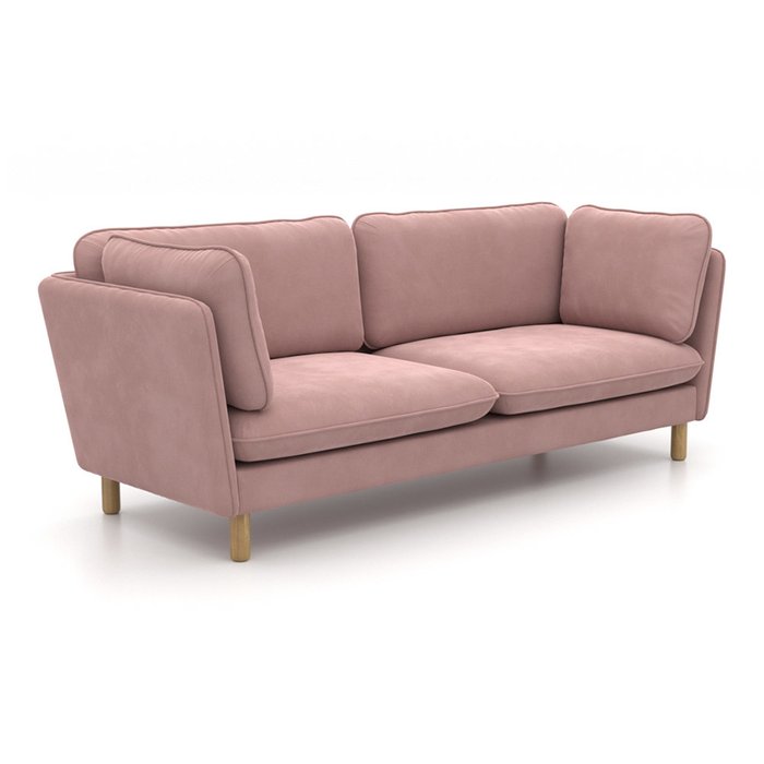 Диван Wes L розового цвета - купить Прямые диваны по цене 79300.0