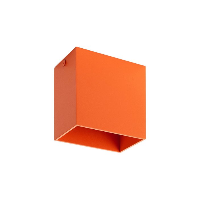 Точечный накладной светильник оранжевого цвета  - купить Накладные споты по цене 874.0