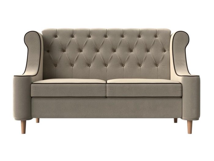 Прямой диван Бронкс бежевого цвета - купить Прямые диваны по цене 39999.0