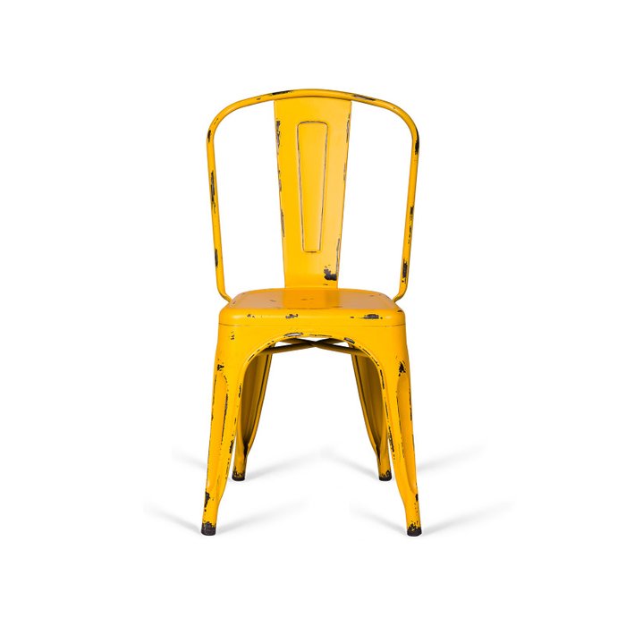 Стул Tolix Marais A желтого цвета - купить Обеденные стулья по цене 7304.0