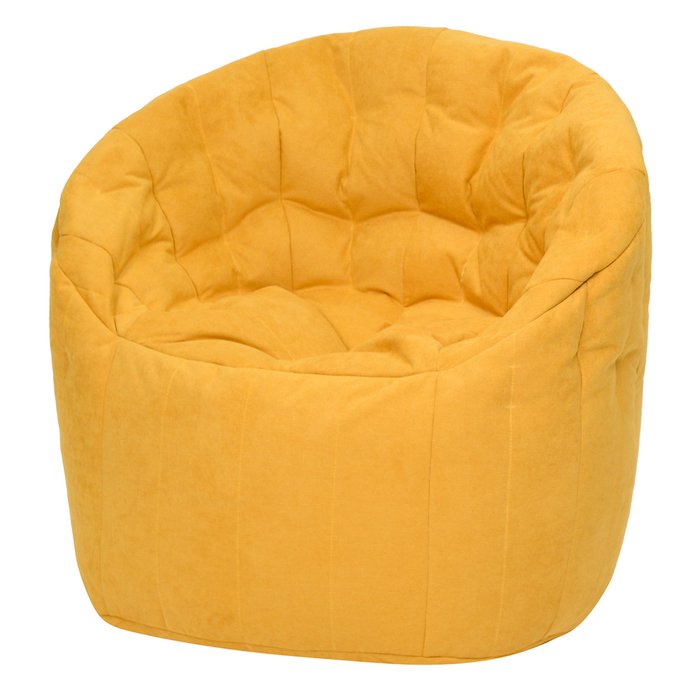 Кресло пенек Австралия желтого цвета