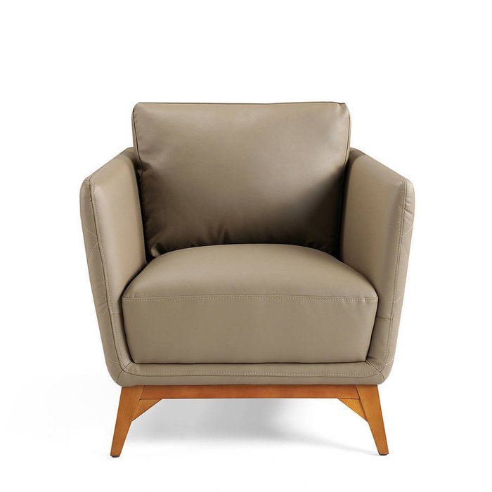 Кресло Nobleza серо-коричневого цвета - купить Интерьерные кресла по цене 145990.0