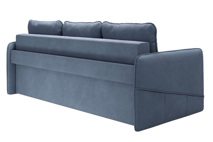 Дива-кровать Слим синего цвета - лучшие Прямые диваны в INMYROOM