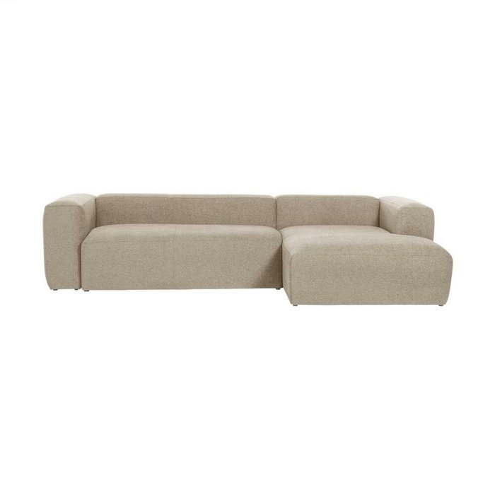 Угловой диван Blok 300 бежевого цвета правый - купить Угловые диваны по цене 433990.0
