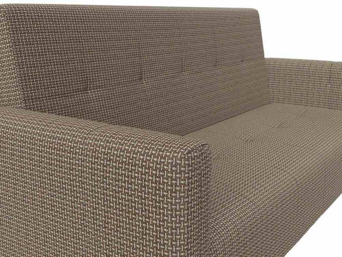 Прямой диван-кровать Вест коричневого цвета - лучшие Прямые диваны в INMYROOM