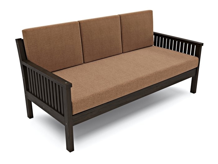 Диван-кровать Норман Б коричневого цвета - лучшие Прямые диваны в INMYROOM