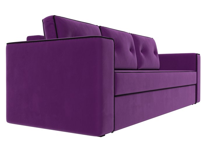 Прямой диван-кровать Принстонн фиолетового цвета - лучшие Прямые диваны в INMYROOM