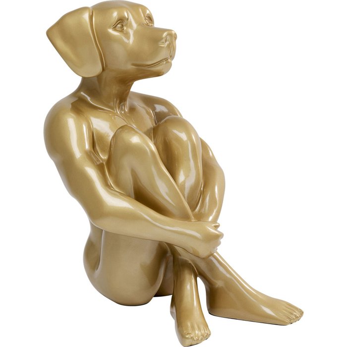 Статуэтка Gangster Dog золотого цвета - купить Фигуры и статуэтки по цене 113930.0