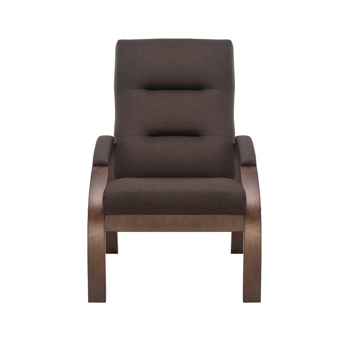 Кресло Лион коричневого цвета - купить Интерьерные кресла по цене 17100.0