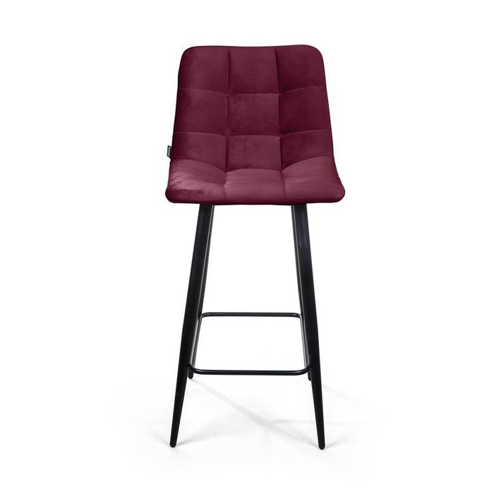 Стул полубарный Uno красного цвета - лучшие Барные стулья в INMYROOM