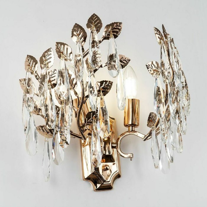 Настенный светильник ML.6747.02 GD (хрусталь, цвет прозрачный) - лучшие Подвесные светильники в INMYROOM