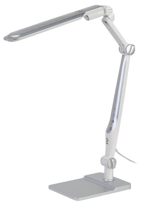 Настольная лампа NLED-497 Б0052772 (пластик, цвет серебро)