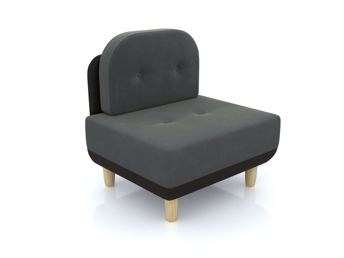 Кресло Торли серого цвета