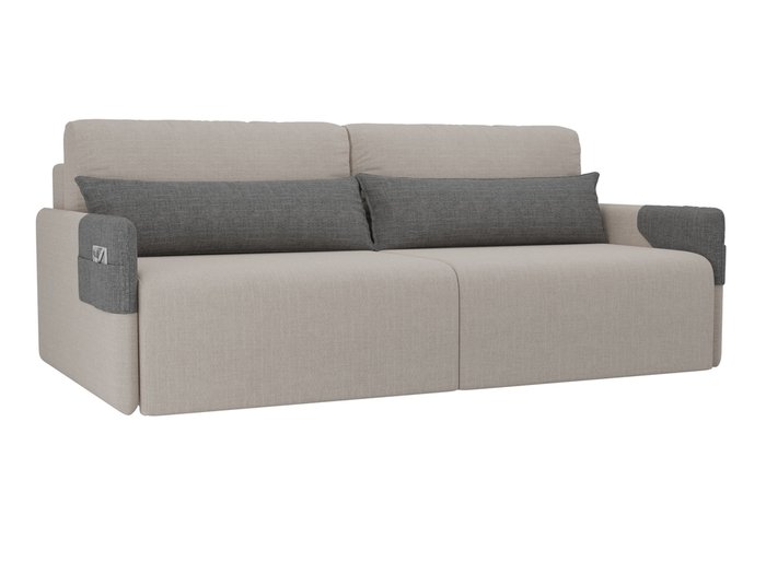 Прямой диван-кровать Армада бежевого цвета