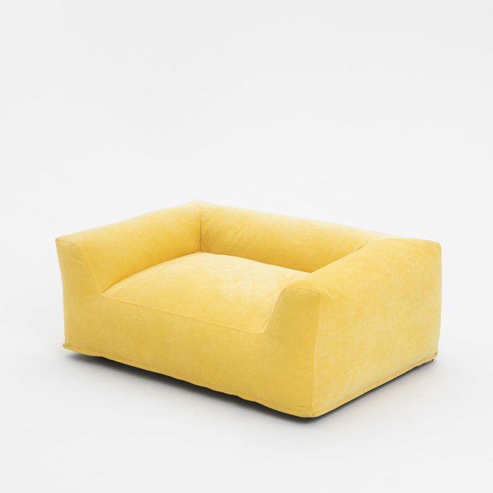 Детский бескаркасный диван Cloud желтого цвета - купить Бескаркасная мебель по цене 13090.0