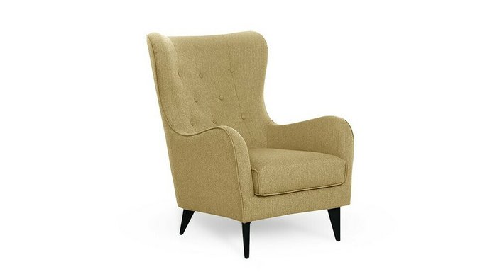 Кресло Бирмингем светло-коричневого цвета - купить Интерьерные кресла по цене 26200.0
