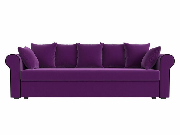 Прямой диван-кровать Рейн фиолетового цвета - купить Прямые диваны по цене 28999.0