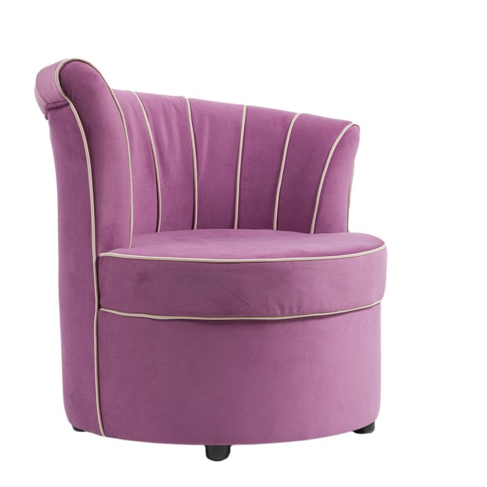 Кресло Shell сиреневого цвета - купить Интерьерные кресла по цене 42500.0
