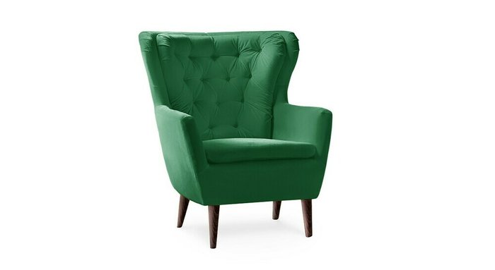 Кресло Дерби темно-зеленого цвета - лучшие Интерьерные кресла в INMYROOM