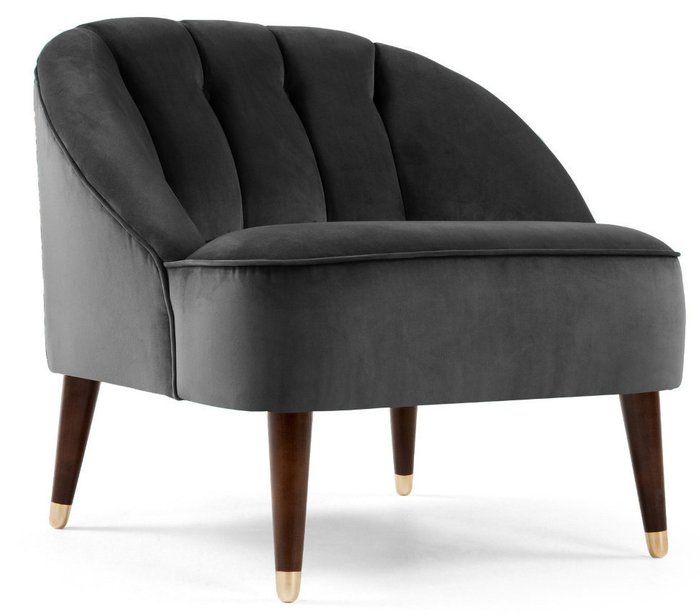 Кресло Clouds с обивкой из серой ткани  - лучшие Интерьерные кресла в INMYROOM